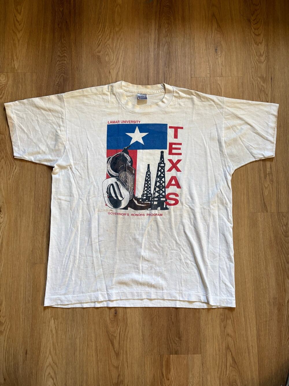 Single Stitch Vintage Shirt from Lamar University Governor's Honors Program XL